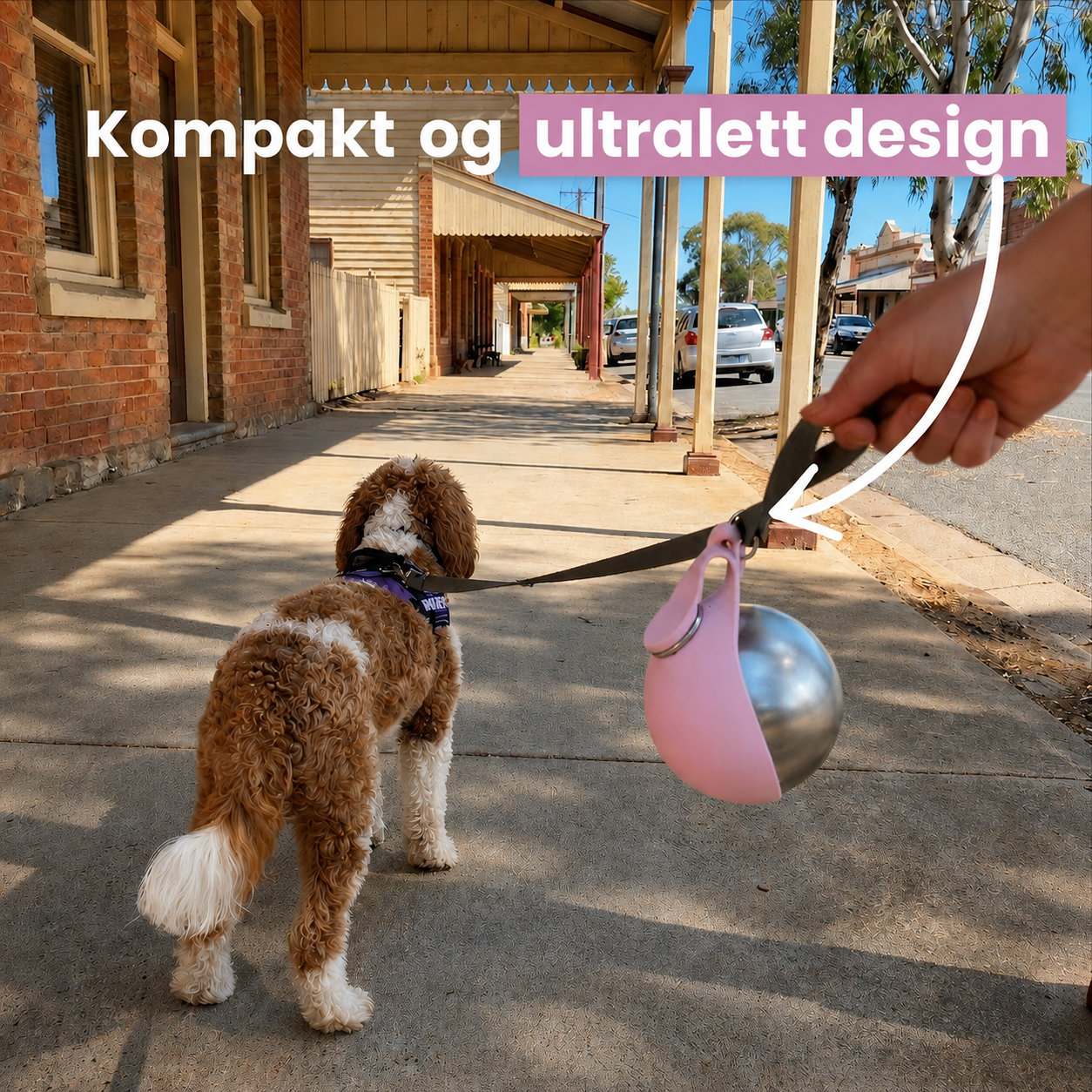 Lenhy ™ - 2-i-1 hundevannflaske med drikkeskål