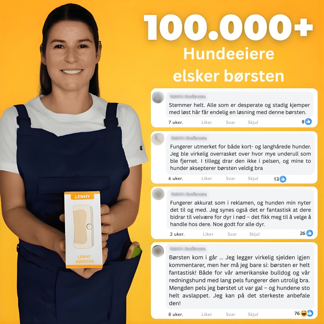 Lenhy – Hundebørste