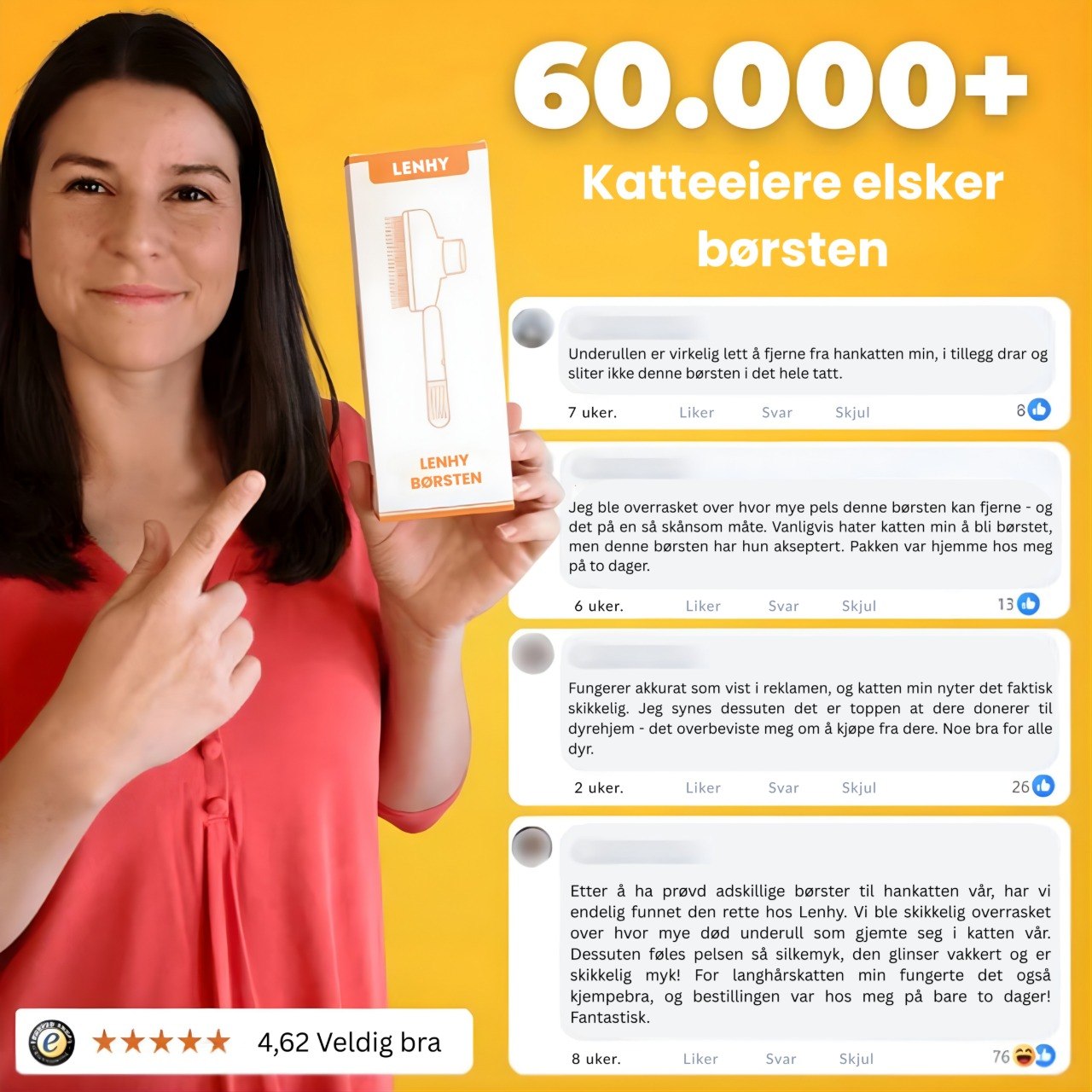 Lenhy™ Kattebørste